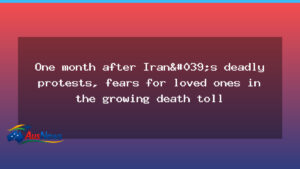 One month on, fears grow for loved ones amid Iran protests death toll - one month fears