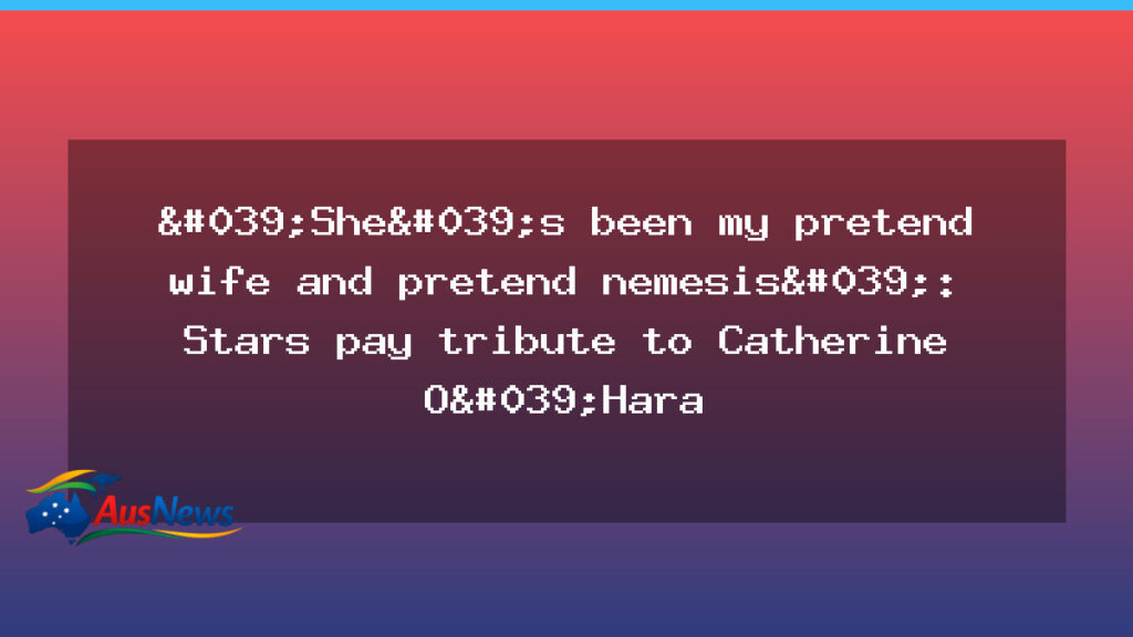 Tributes flow for Catherine O’Hara after death at 71 - tributes flow catherine