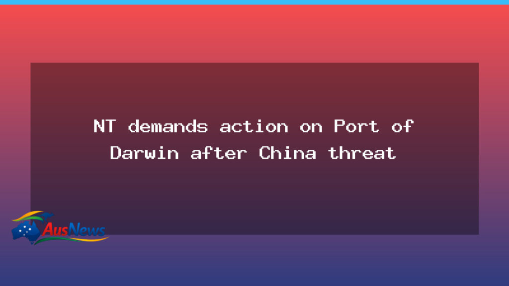 NT calls for action on Port of Darwin following Beijing warning - calls action port