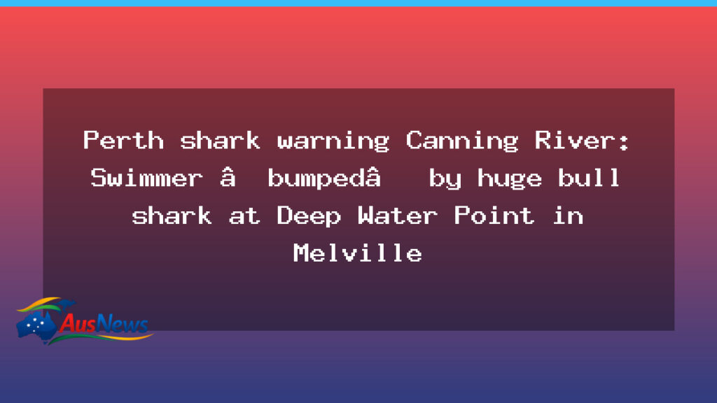 Perth shark warning issued after bull shark bump in Canning River - perth shark warning
