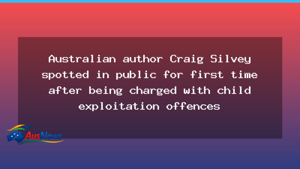 Australian author Craig Silvey seen in public for first time since police charged him - australian author craig