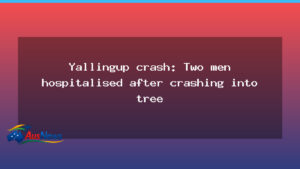 Yallingup crash leaves two men hospitalised in WA today - yallingup crash leaves