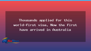 First Tuvaluans arrive in Australia under world-first climate-relocation visa - first tuvaluans arrive