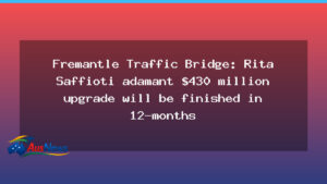 Fremantle Traffic Bridge upgrade to finish in 12 months, Saffioti says - fremantle traffic bridge