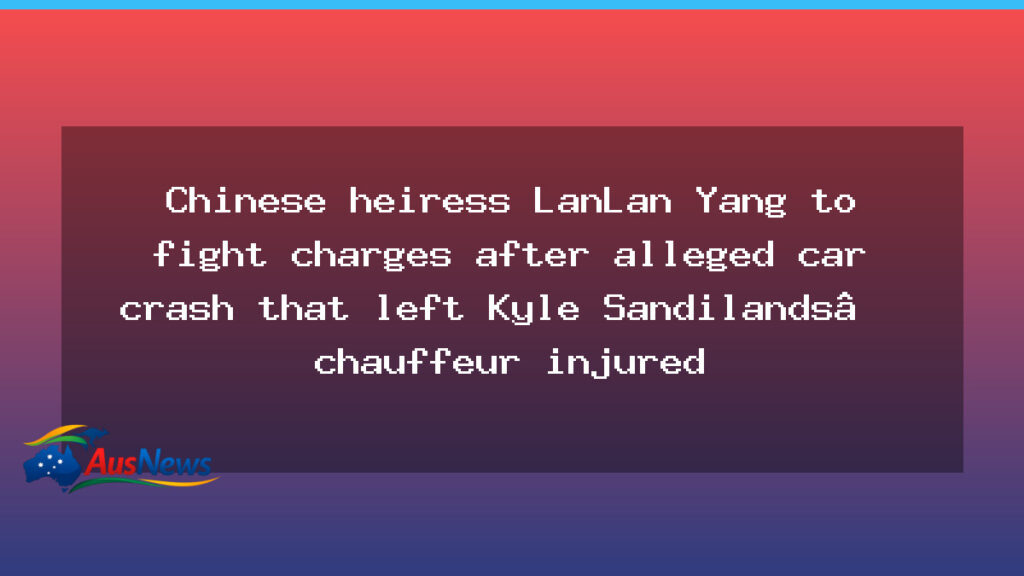 LanLan Yang set to contest charges over alleged chauffeur crash - lanlan yang set
