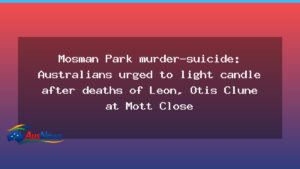 Candle vigil urged after Mosman Park murder-suicide claims two boys - candle vigil urged