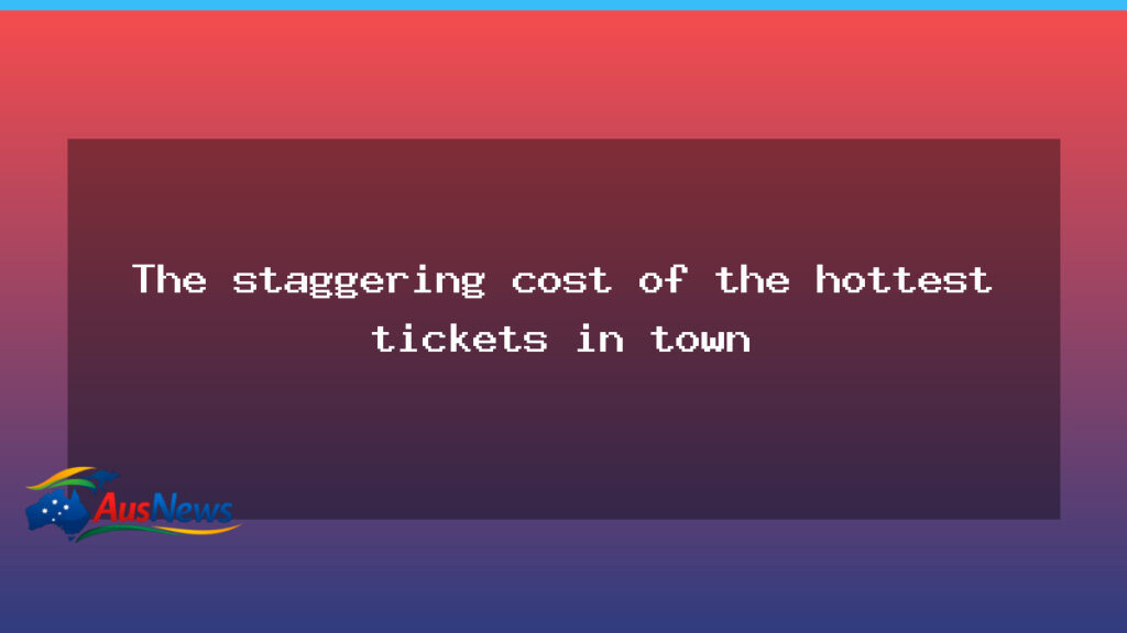 Staggering price tag for Australian Open final tickets - staggering price tag