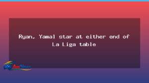 Ryan and Yamal spark La Liga action at opposite ends of the table - ryan yamal spark