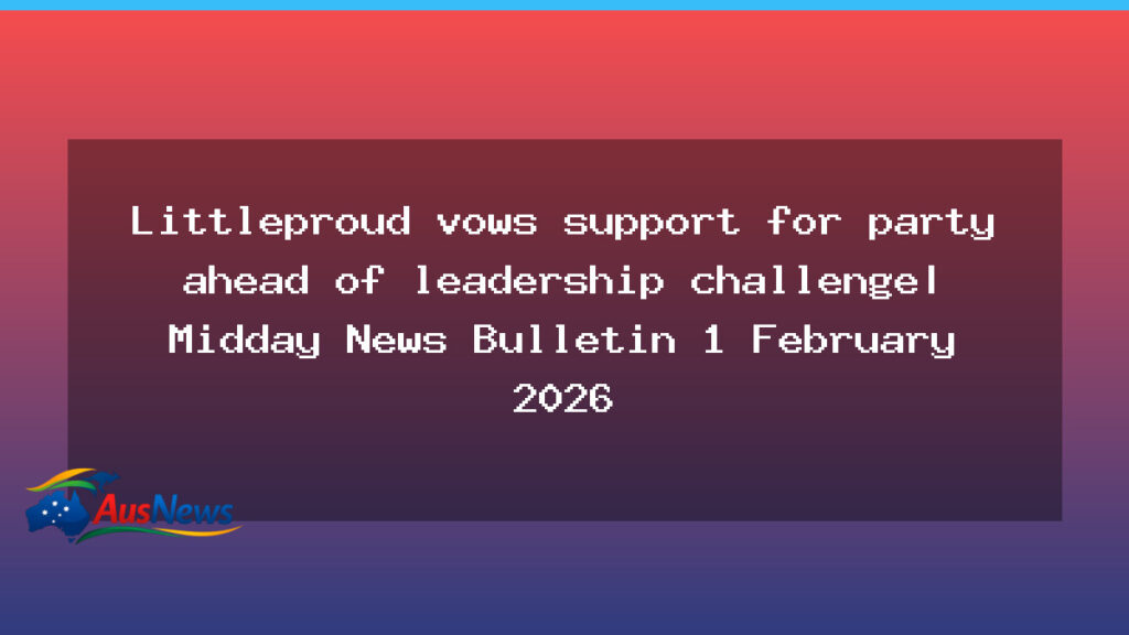 Littleproud backs Nationals ahead of leadership challenge - littleproud backs nationals