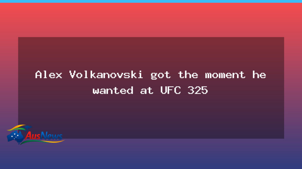 Volkanovski Retains Featherweight Title at UFC 325 - volkanovski retains featherweight