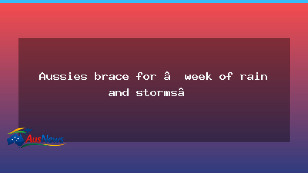 Queensland braced for a week of storms and flood warnings - queensland braced week