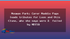 Mosman Park tragedy: tributes for Leon and Otis Clune as NDIS concerns emerge - western australia