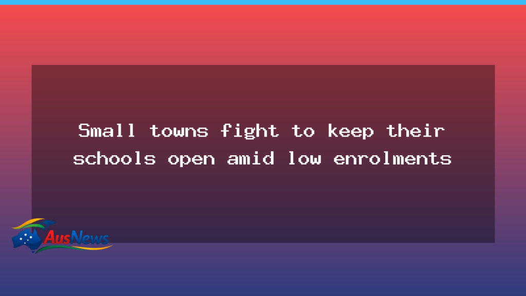 Keeping Small-Town NSW Schools Open Amid Enrolment Decline - keeping small-town nsw