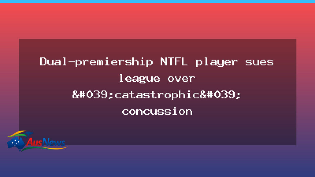 NTFL dual-premiership player files concussion lawsuit against AFL - ntfl dual-premiership player
