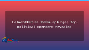 Palmer’s big spend: who funded Australia’s 2025 election - palmer 8217 big
