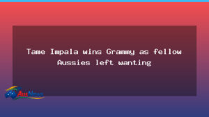 Tame Impala Wins Grammy as Aussie Nominees Left Wanting - tame impala wins