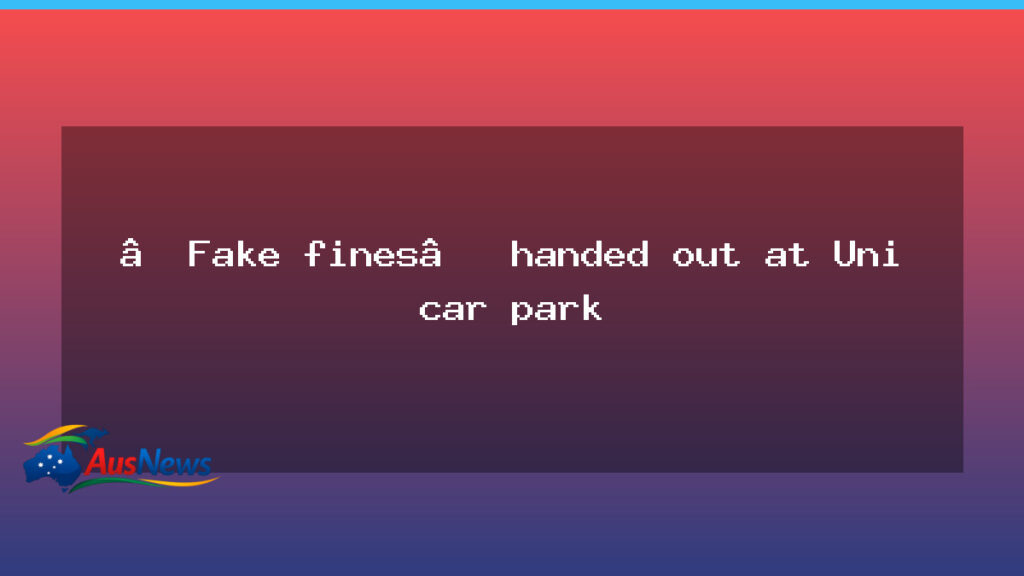 University car park inspector admits issuing fake fines - university car park