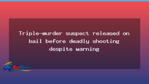 Triple-murder suspect granted bail ahead of alleged shooting despite safety warnings - triple-murder suspect granted