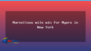 Australian teen Cameron Myers claims Wanamaker Mile in New York - australian teen cameron