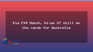 Kia EV4 Hatch GT still on the cards for Australia - kia ev4 hatch