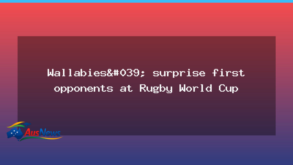 Wallabies face Hong Kong, New Zealand and Chile in Rugby World Cup group - wallabies face hong