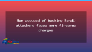 Perth man accused of backing Bondi attackers faces additional firearms charges - perth man accused