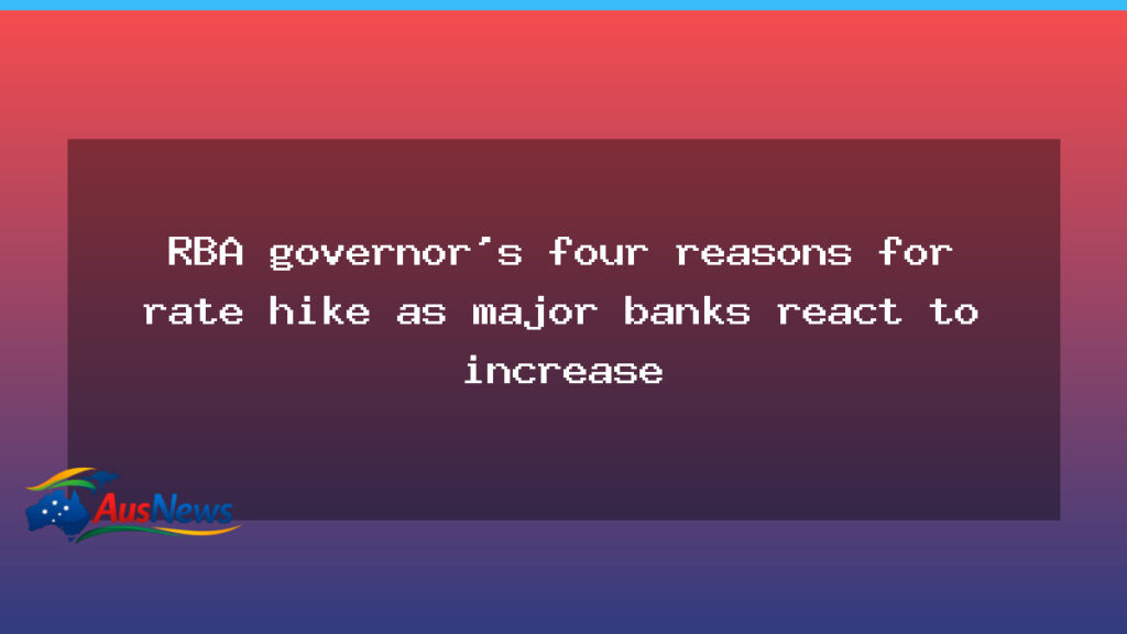 RBA rate hike reasons outlined as banks react to 3.85% cash rate - rba rate hike