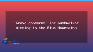 Concerns grow for bushwalker missing in the Blue Mountains - concerns grow bushwalker