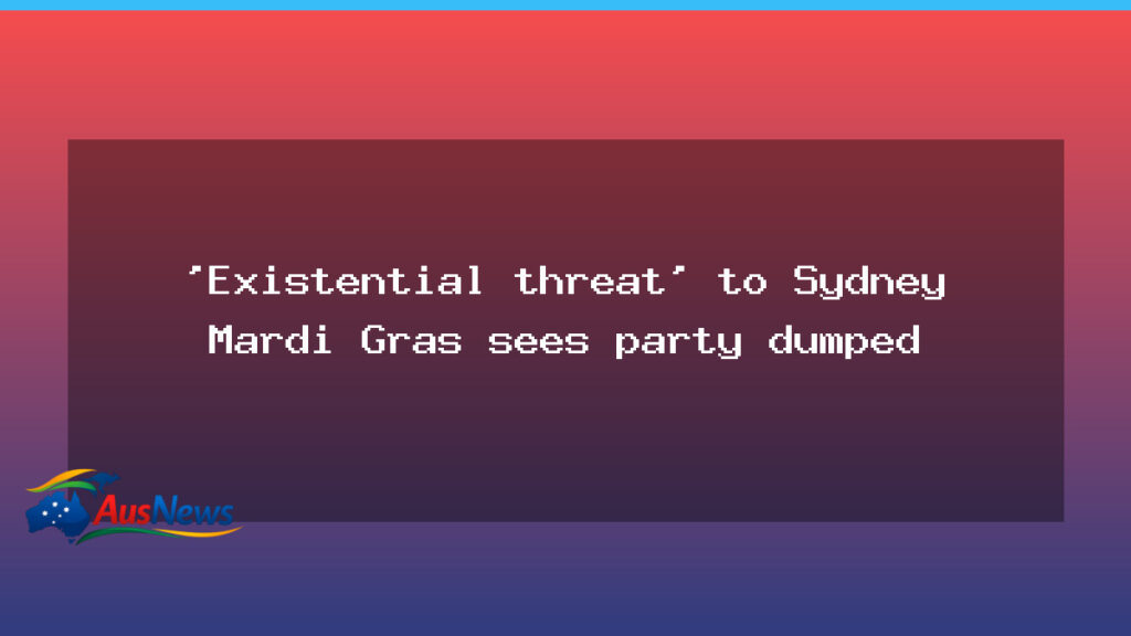 Post-parade party axed as Sydney Mardi Gras faces financial pressure - post-parade party axed