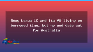 Lexus LC: US V8 era ends, but no Australian date yet for luxury coupe - lexus era ends