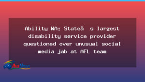 Ability WA under scrutiny after unusual AFL social media jab - ability under scrutiny