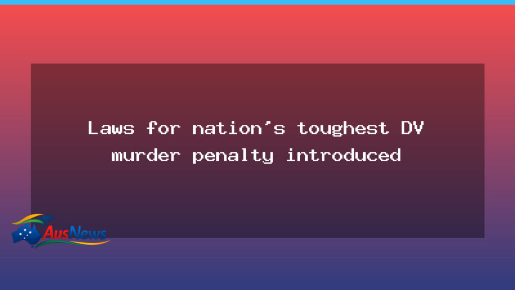 Australia’s toughest DV murder penalty introduced in the Territory - australia toughest murder