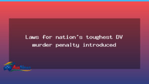 Australia’s toughest DV murder penalty introduced in the Territory - australia toughest murder