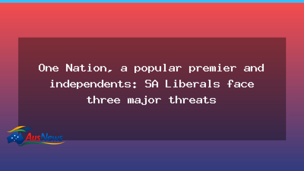 Three threats facing SA Liberals as state election looms - three threats facing