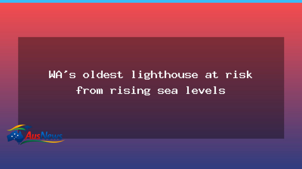 Point Moore lighthouse faces erosion risk amid rising seas along WA coast - point moore lighthouse