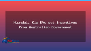 Australian Government backs Hyundai and Kia EVs with discount financing - australian government backs