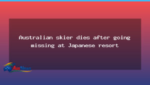 Australian skier dies after disappearing at a Japanese ski resort - australian skier dies