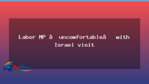 Labor MP unsettled by Isaac Herzog’s Australia visit - labor unsettled isaac