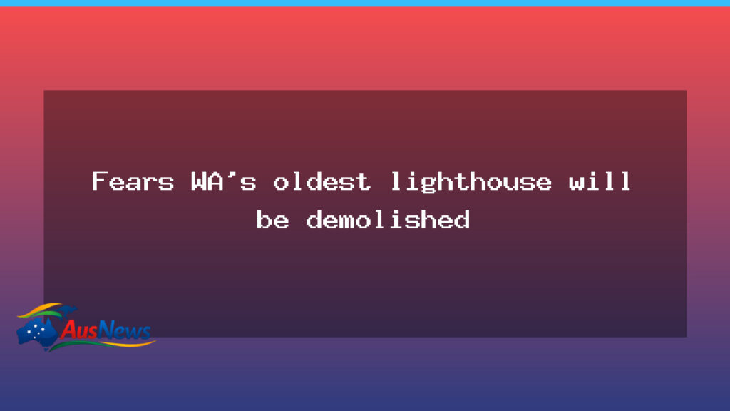 Protecting Point Moore lighthouse: WA calls for a formal protection plan - protecting point moore