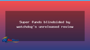 Super funds left guessing as unpublished watchdog review looms - super funds left