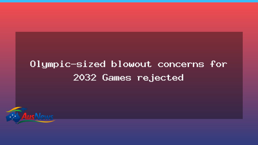 Brisbane 2032 Olympics cost assurances tested as budget fears linger - brisbane 2032 olympics