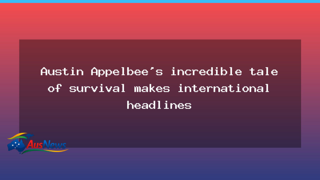 13-year-old Australian swimmer Austin Appelbee grabs global attention with survival swim - 13-year-old australian swimmer