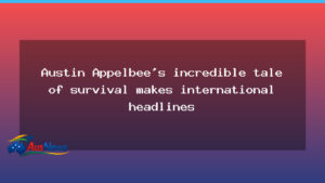 13-year-old Australian swimmer Austin Appelbee grabs global attention with survival swim - 13-year-old australian swimmer