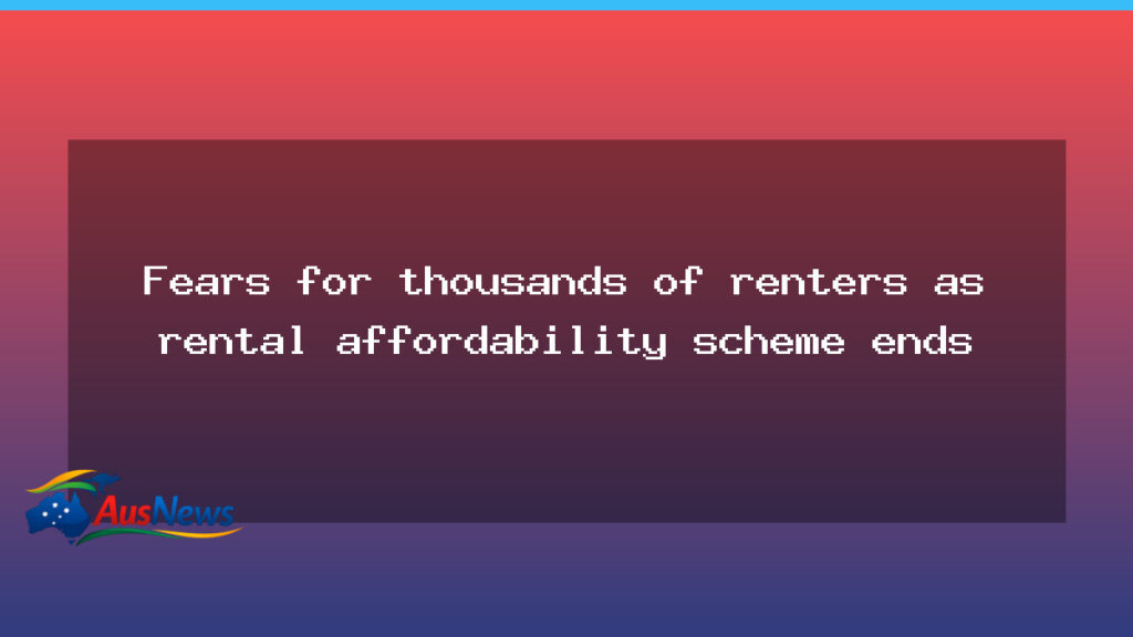 Renters brace for upheaval as NRAS ends and waits loom - renters brace upheaval