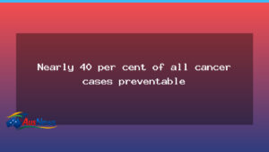 Global study finds nearly 40% of cancers preventable - global study finds