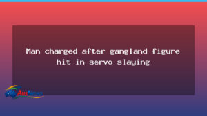 Man charged after gangland figure hit at petrol station - man charged after