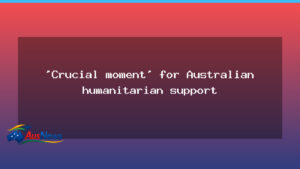 Australia at a turning point on humanitarian aid policy and gender equality - australia turning point