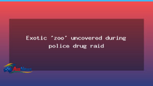 Covert WA drug raid uncovers makeshift exotic zoo at home - covert drug raid