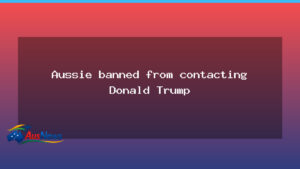 Aussie teen charged over death threat to Israel’s president and banned from contacting Trump - aussie teen charged