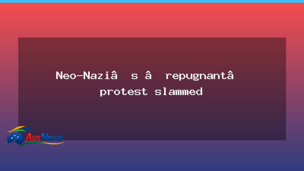 Court probes neo-Nazi protest outside Chinese consulate - court probes neo-nazi